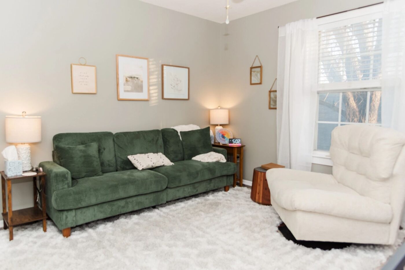 Suite 201, a counseling room with natural light